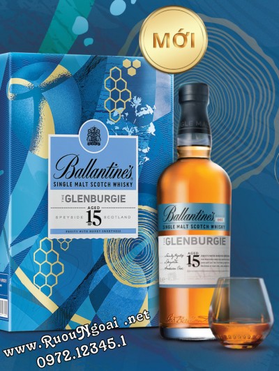 Rượu Ballantine's 15YO Glenburgie Hộp Quà 2023